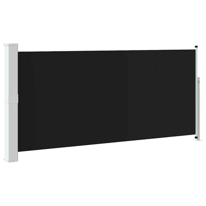 vidaXL Retractable Side Awning 140 x 314 cm Black 2