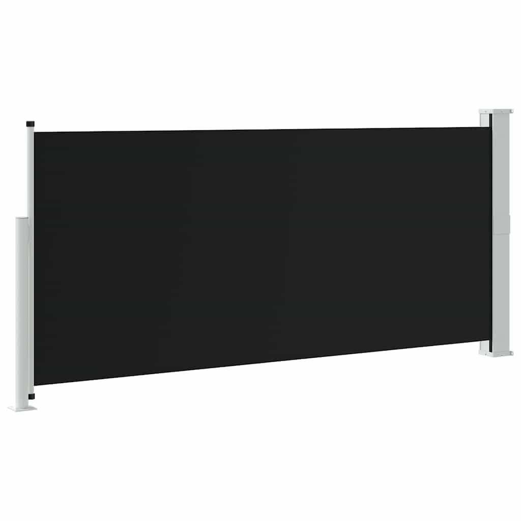 vidaXL Retractable Side Awning 140 x 314 cm Black 6