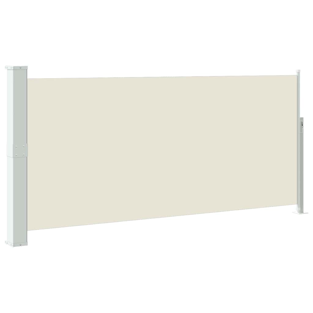 vidaXL Retractable Side Awning 140 x 314 cm Cream 2