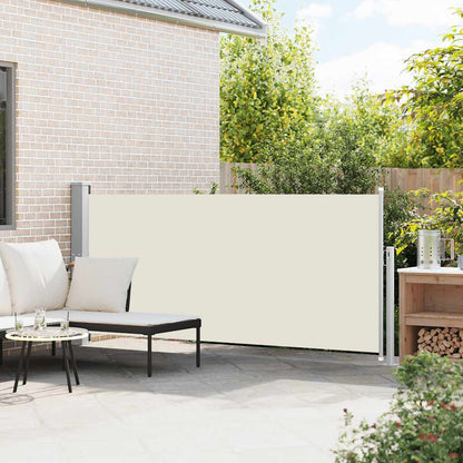 vidaXL Retractable Side Awning 140 x 314 cm Cream 3