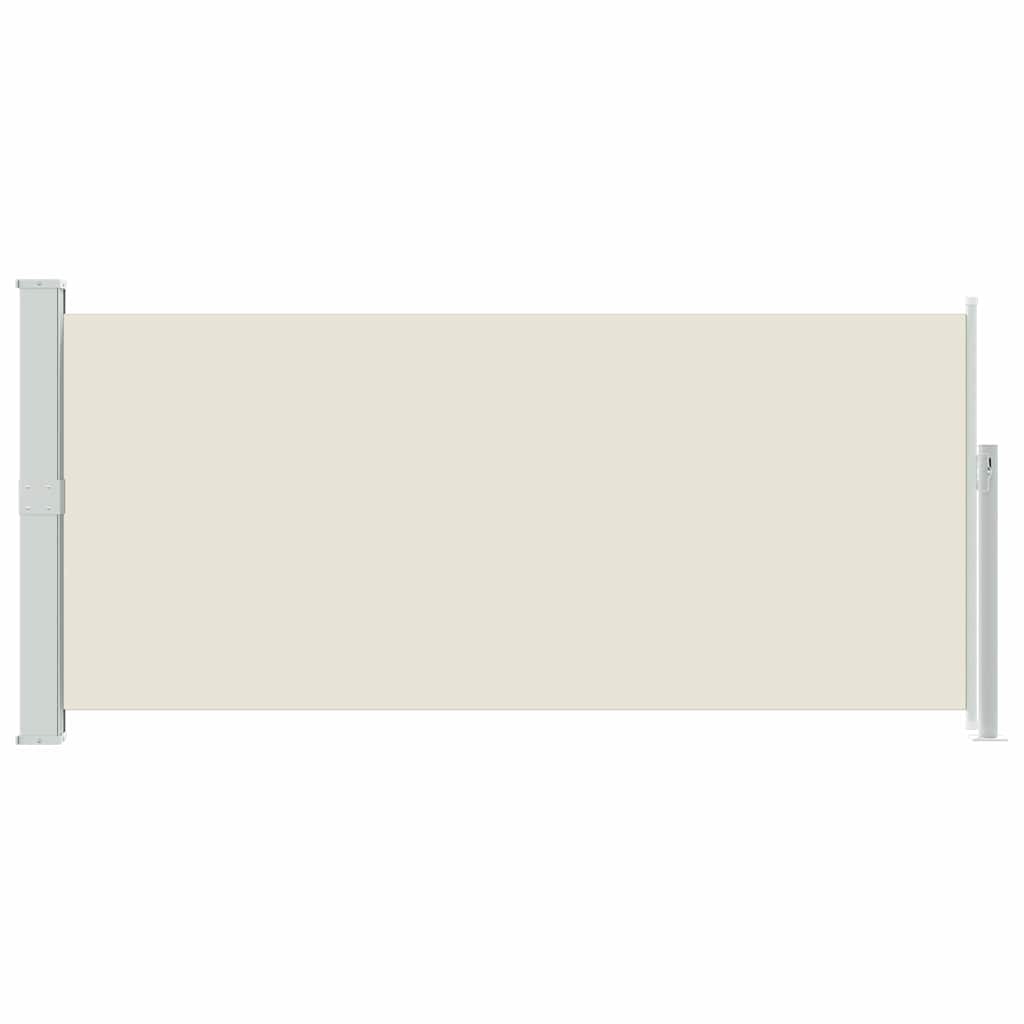vidaXL Retractable Side Awning 140 x 314 cm Cream 4