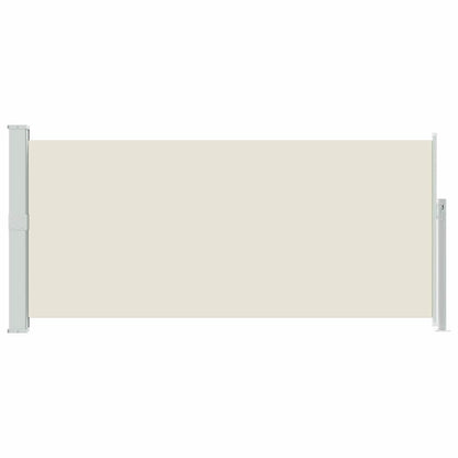 vidaXL Retractable Side Awning 140 x 314 cm Cream 4
