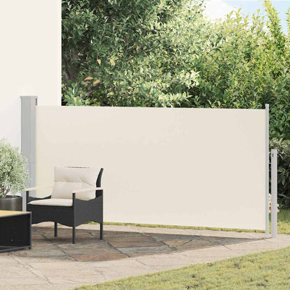 vidaXL Retractable Side Awning 140 x 314 cm Cream 1