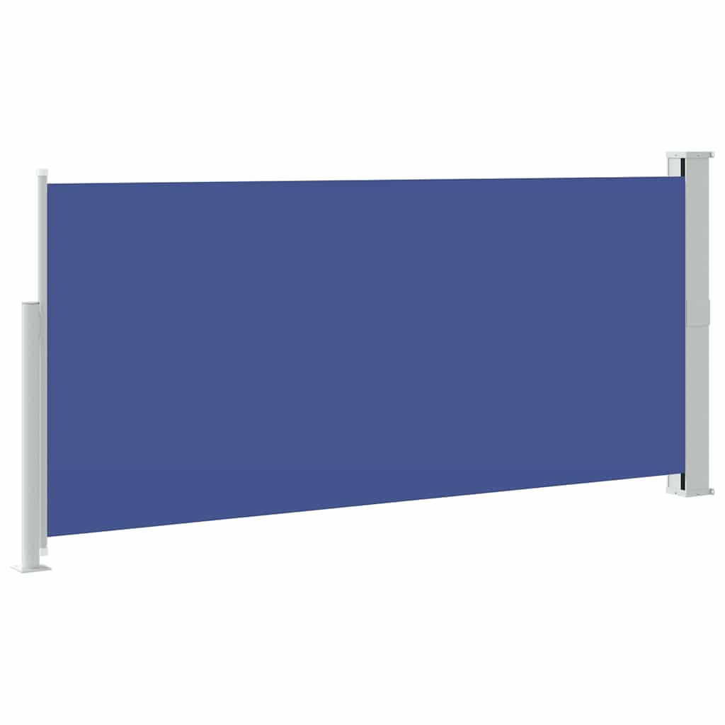 vidaXL Retractable Side Awning 140 x 300 cm Blue 6