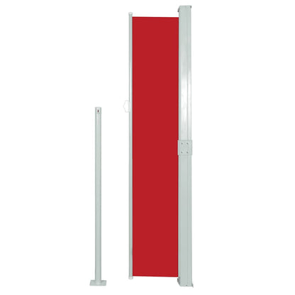 vidaXL Side Awning | Red | Steel frame | 140 x 300 cm |  Retractable 5