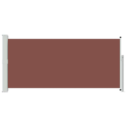 vidaXL Retractable Side Awning 140 x 300 cm Brown 4