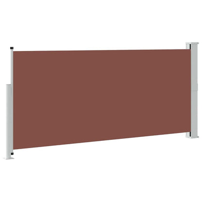 vidaXL Retractable Side Awning 140 x 300 cm Brown 6