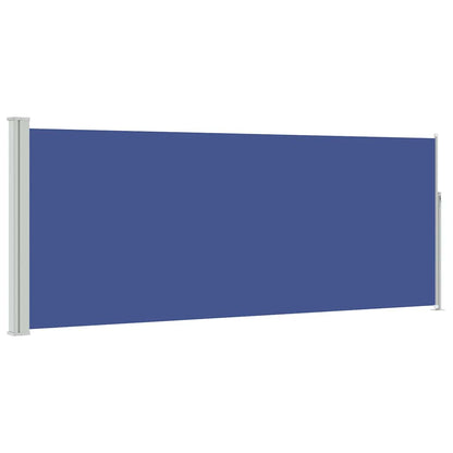 vidaXL Retractable Side Awning 117x314 cm Blue 2