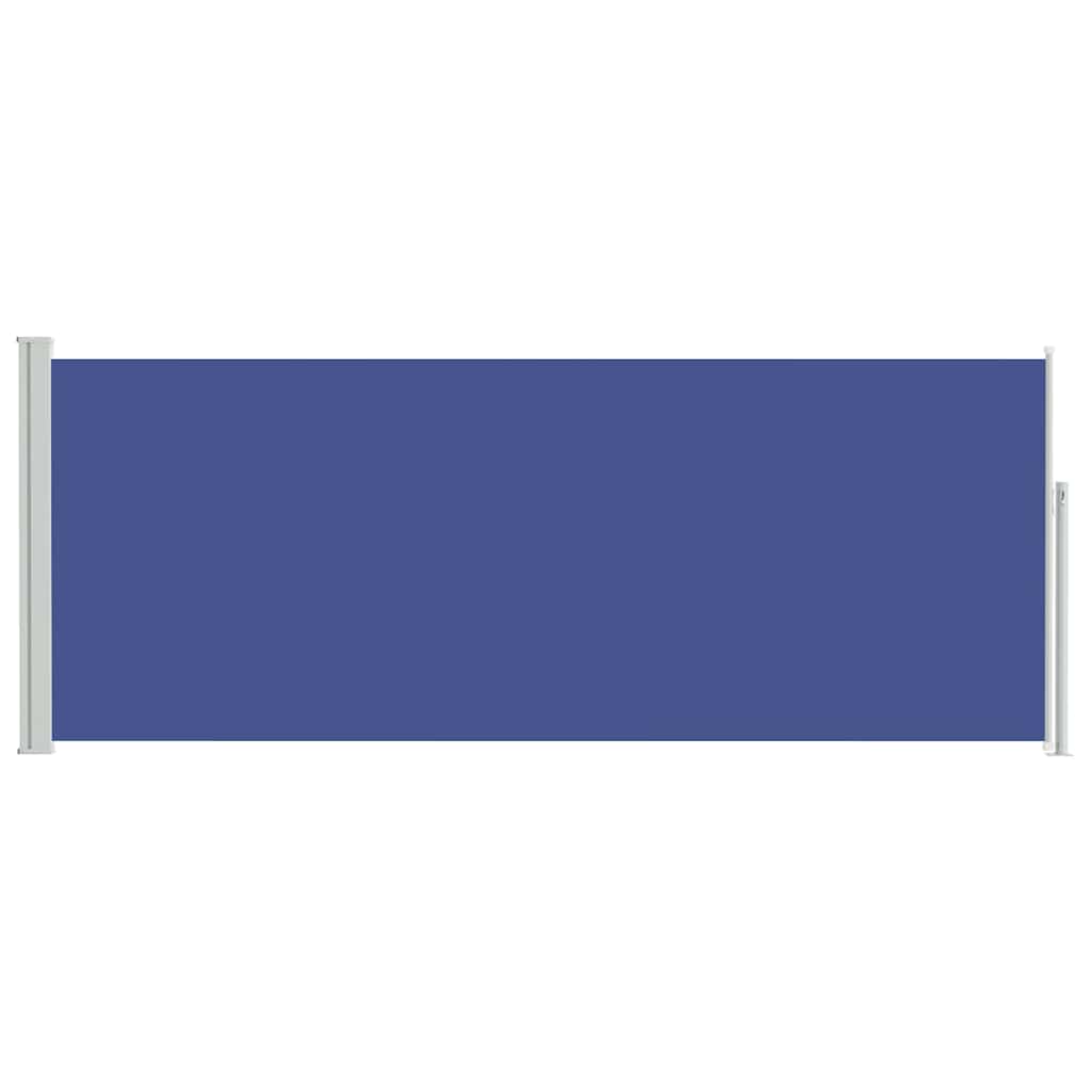 vidaXL Retractable Side Awning 117x314 cm Blue 4