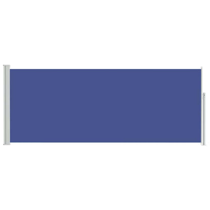 vidaXL Retractable Side Awning 117x314 cm Blue 4