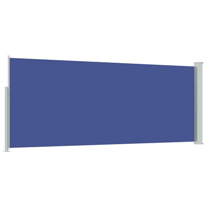 vidaXL Retractable Side Awning 117x314 cm Blue 6