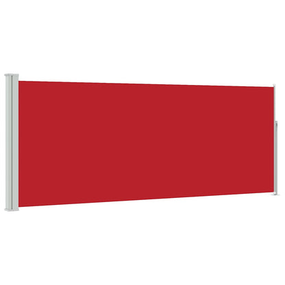 vidaXL Retractable Side Awning 117x314 cm Red 2