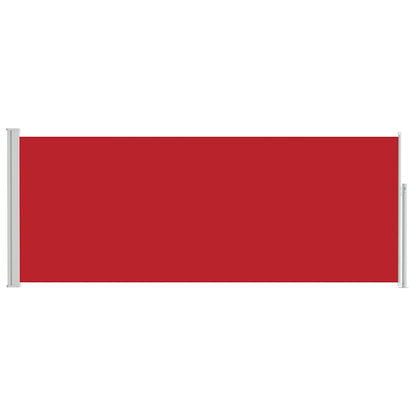 vidaXL Retractable Side Awning 117x314 cm Red 4