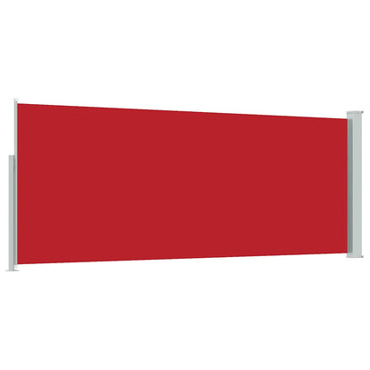 vidaXL Retractable Side Awning 117x314 cm Red 6