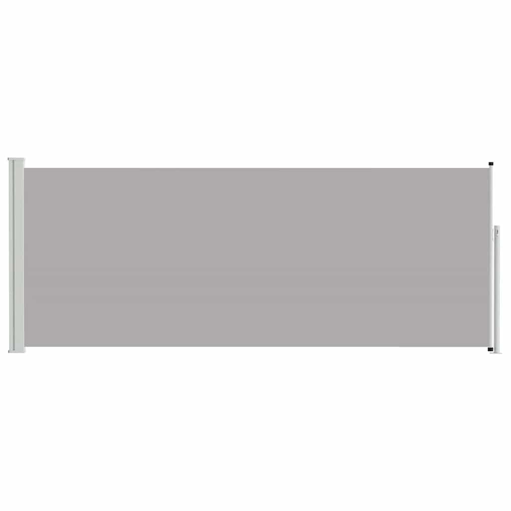 vidaXL Retractable Side Awning 117x314 cm Grey 4