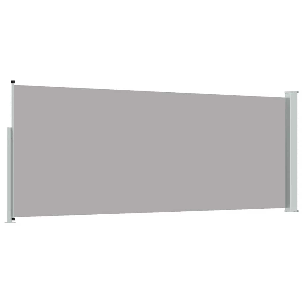 vidaXL Retractable Side Awning 117x314 cm Grey 6