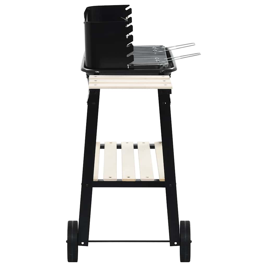 vidaXL Charcoal BBQ Stand with Wheels 3