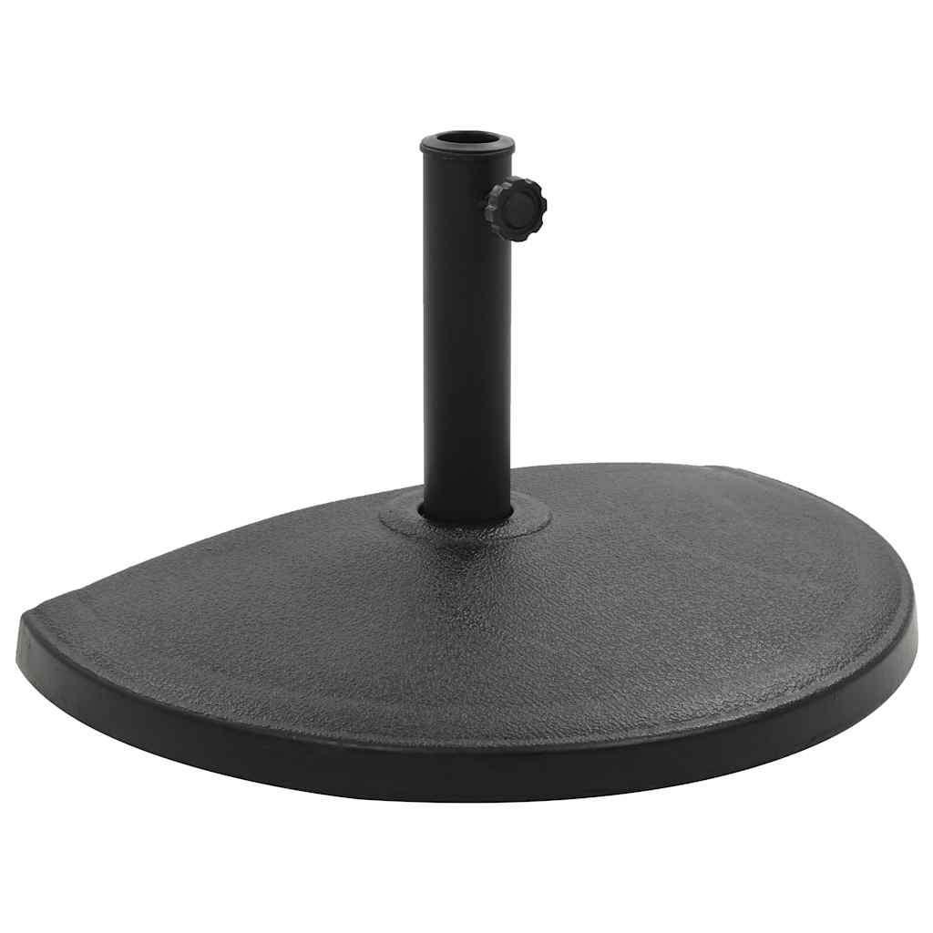 vidaXL Parasol Base | Black | Polyresin | Standard | Heavy Weight Support 1