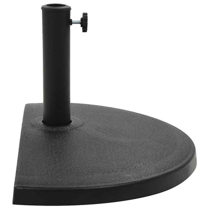 vidaXL Parasol Base | Black | Polyresin | Standard | Heavy Weight Support 2