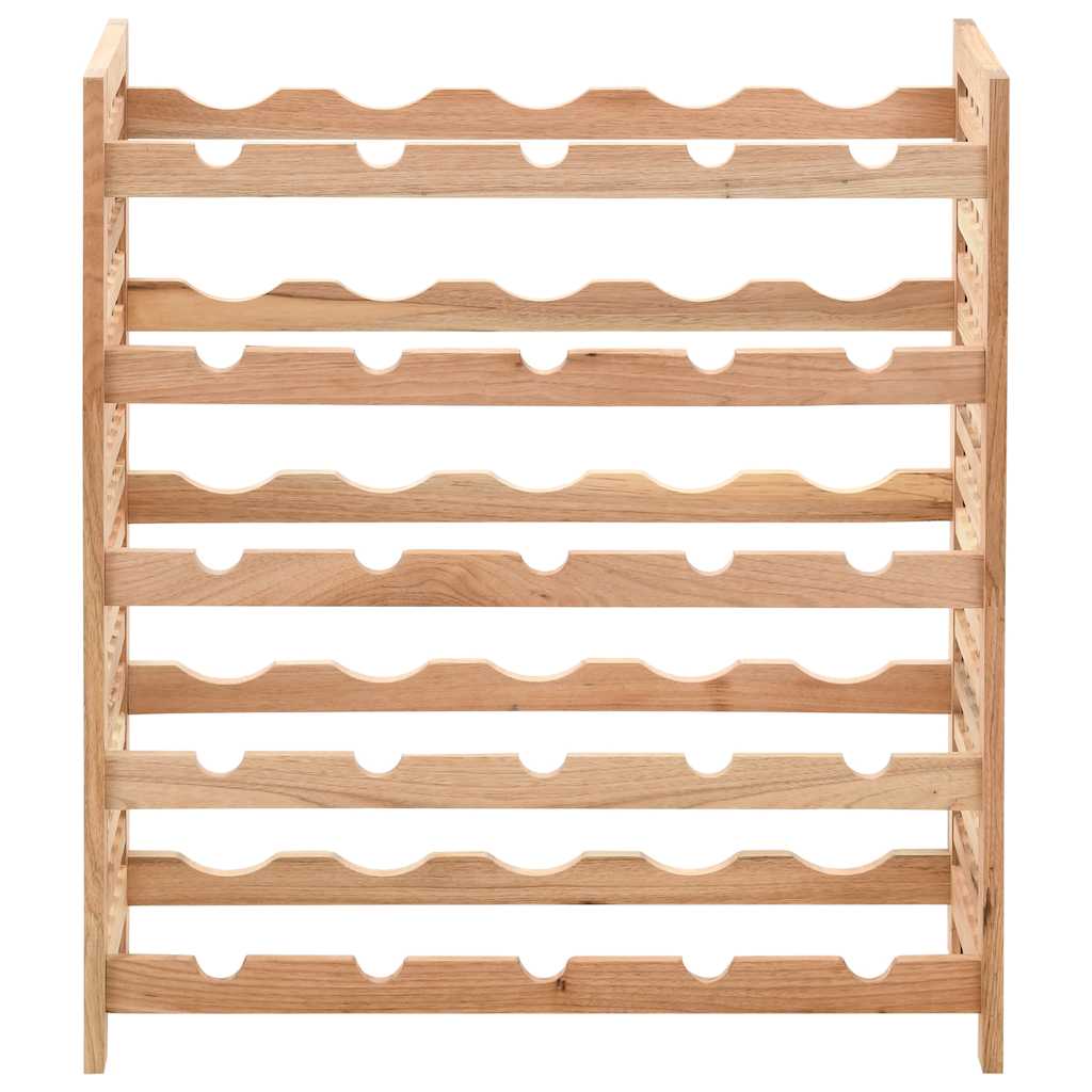 vidaXL Wine Rack for 25 Bottles Solid Walnut Wood 63x25x73 cm 3