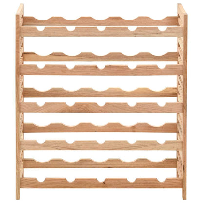 vidaXL Wine Rack for 25 Bottles Solid Walnut Wood 63x25x73 cm 3