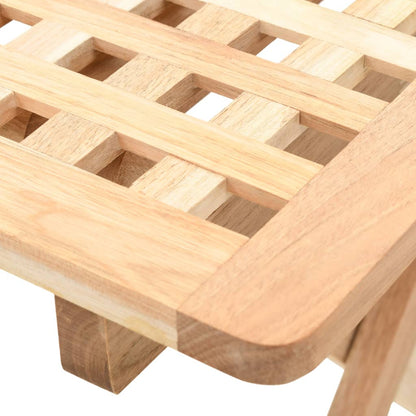 vidaXL Side Table | Brown | Solid walnut wood | Compact | Collapsible 5