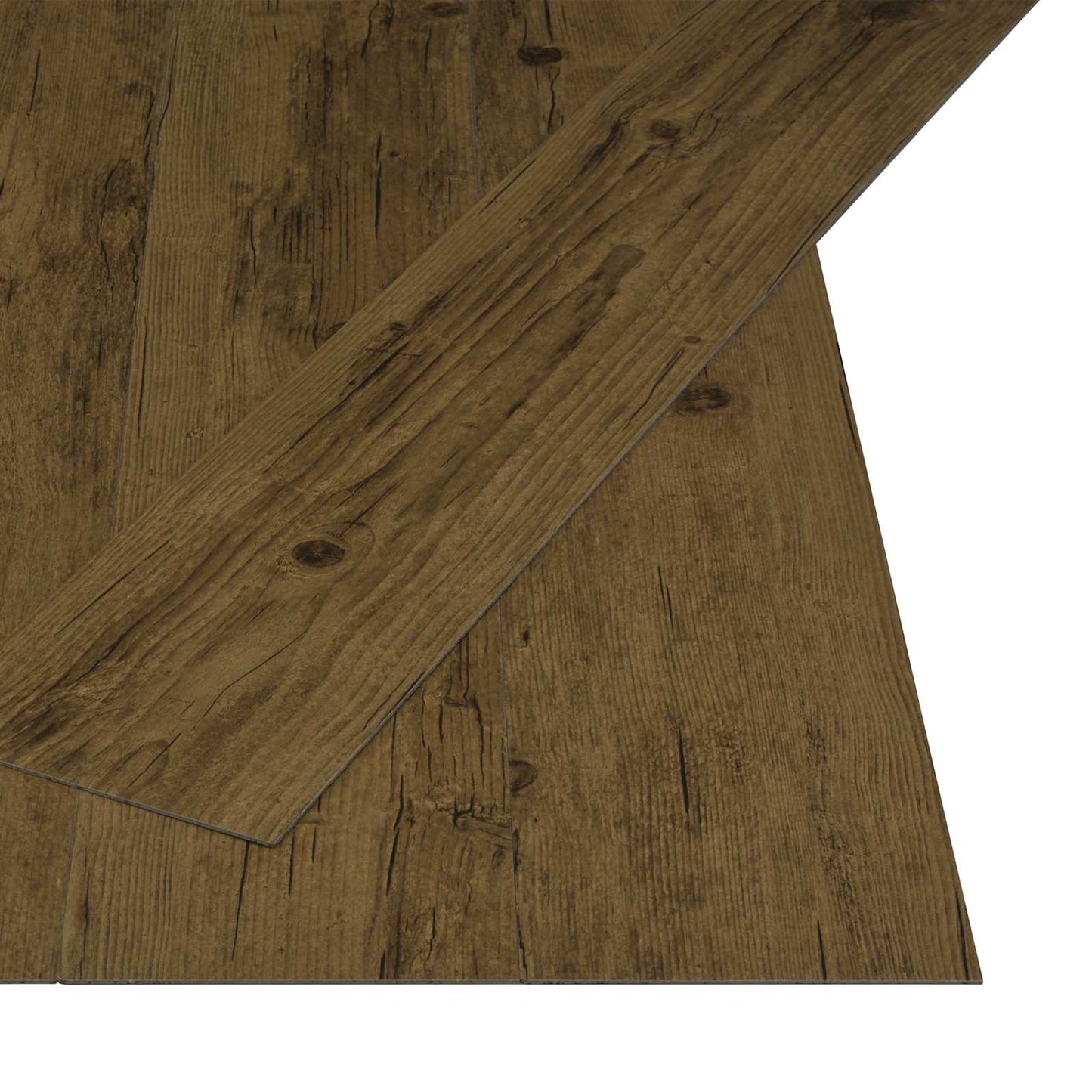 vidaXL Self-adhesive Flooring Plank Natural Brown 4.46 m² 32 pcs PVC 1