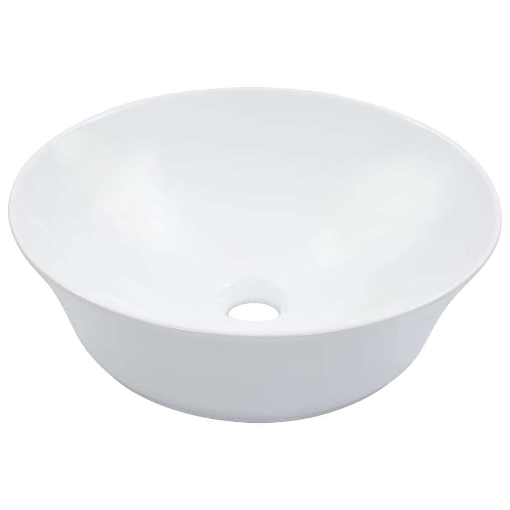 143907 vidaXL Wash Basin 41x12,5 cm Ceramic White 1