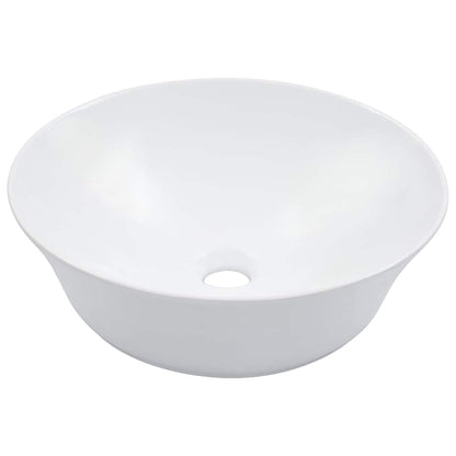 143907 vidaXL Wash Basin 41x12,5 cm Ceramic White 1