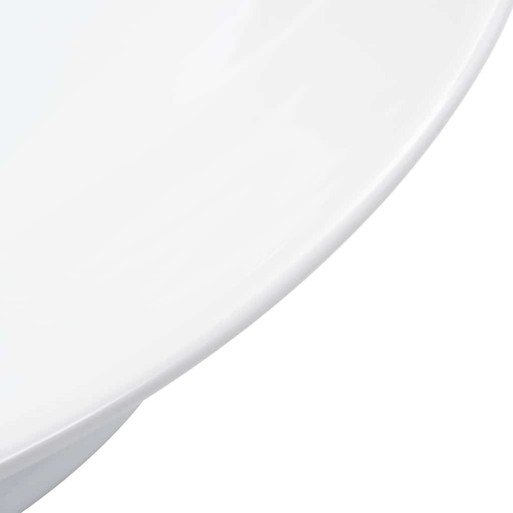143907 vidaXL Wash Basin 41x12,5 cm Ceramic White 5