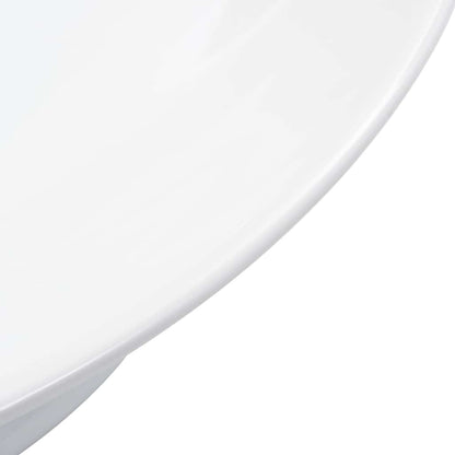 143907 vidaXL Wash Basin 41x12,5 cm Ceramic White 5