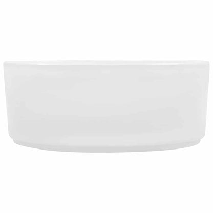 vidaXL Wash Basin 36x14 cm Ceramic White 4