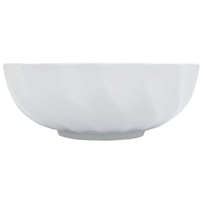 143921 vidaXL Wash Basin 46x17 cm Ceramic White 3