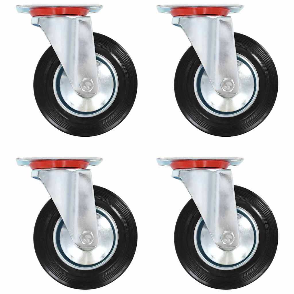 143451 vidaXL Swivel Casters 4 pcs 160 mm 1