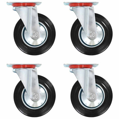 143451 vidaXL Swivel Casters 4 pcs 160 mm 1