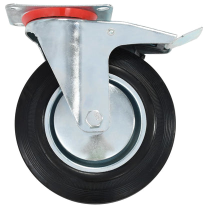 vidaXL Swivel Casters 4 pcs 200 mm 6