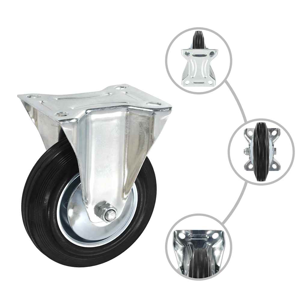 vidaXL Casters 4 pcs 160 mm 2