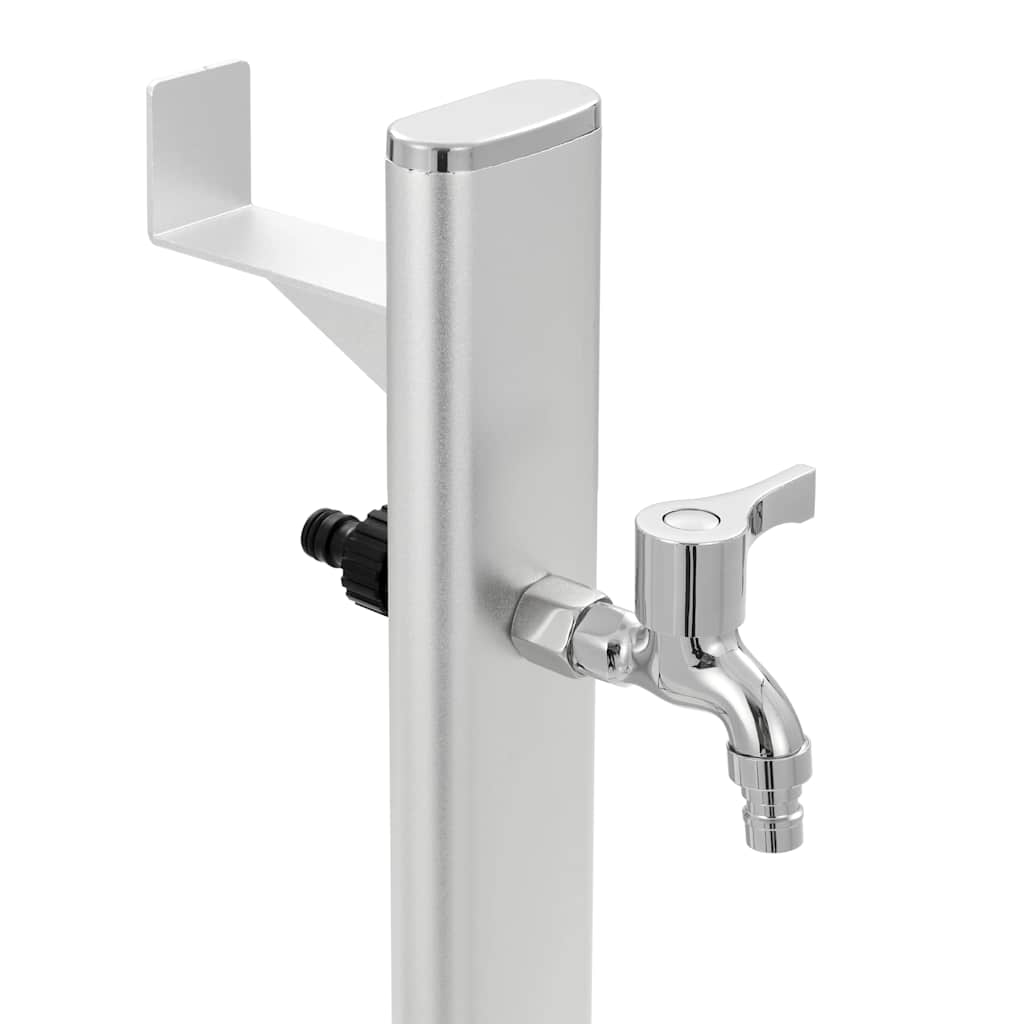 vidaXL Water Column | Silver | Aluminium, Chromed brass, Plastic | Standard 5