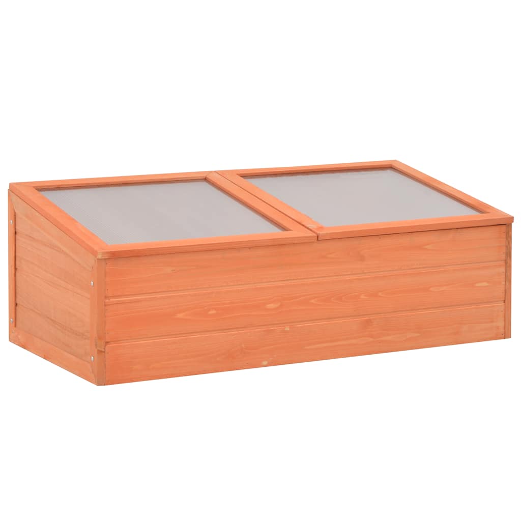 vidaXL Greenhouse Wood 100x50x34 cm 1