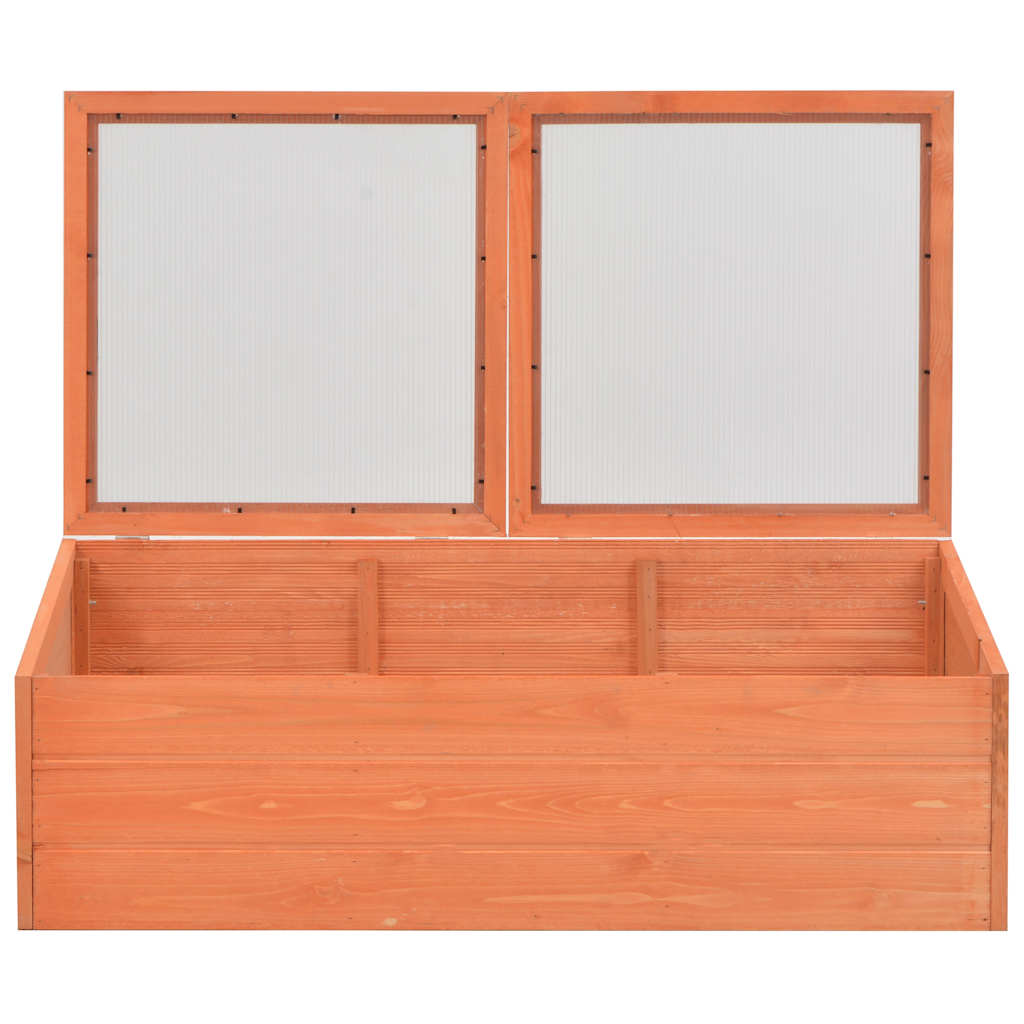 vidaXL Greenhouse Wood 100x50x34 cm 4