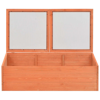 vidaXL Greenhouse Wood 100x50x34 cm 4