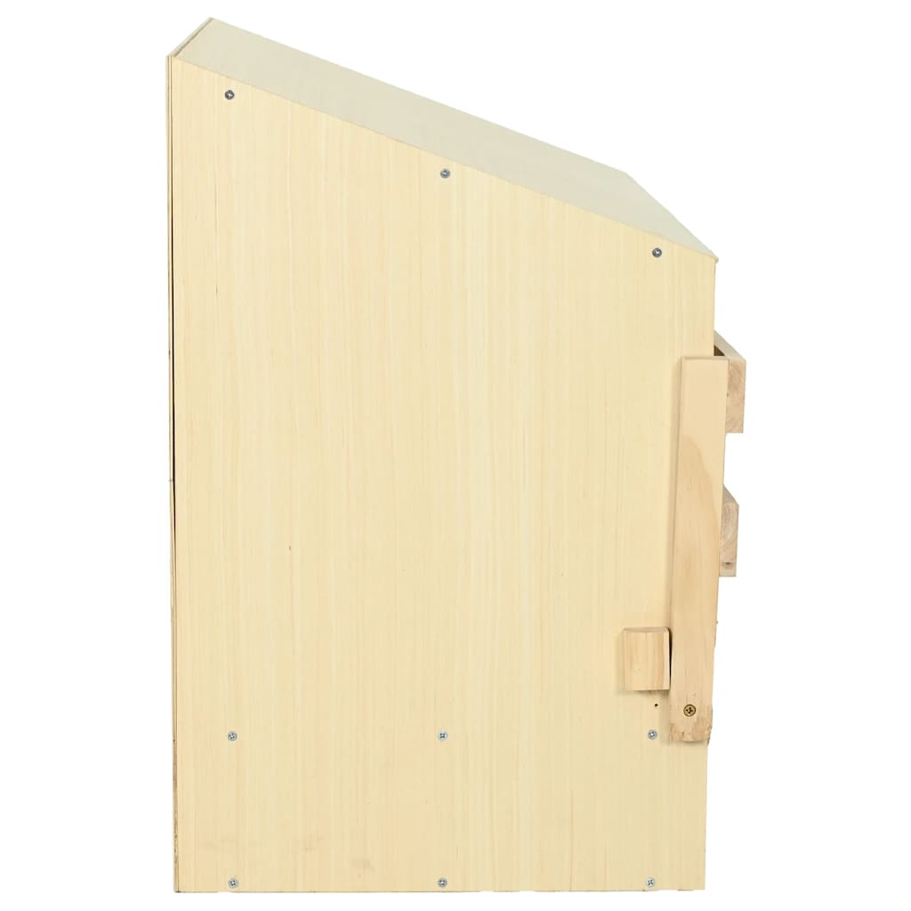 vidaXL Chicken Laying Nest 3 Compartments 93x40x65 cm Solid Pine Wood 6