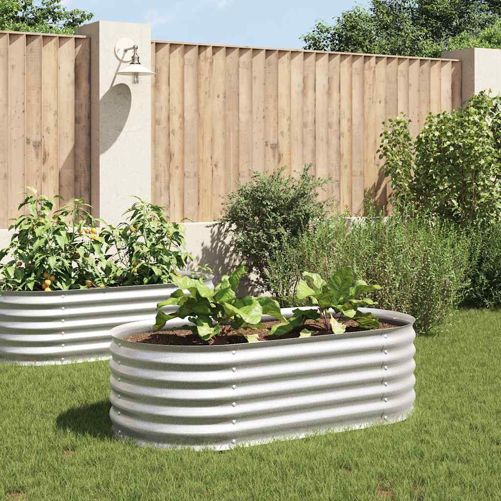 vidaXL Raised Bed 160 x 80 x 44 cm Steel