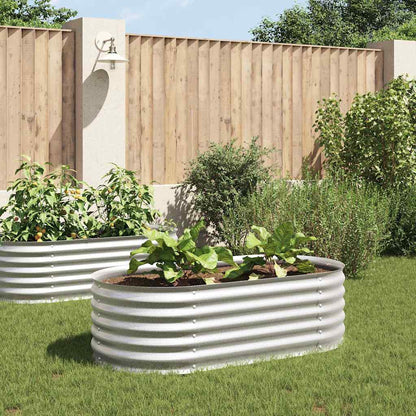 vidaXL Raised Bed 160 x 80 x 44 cm Steel