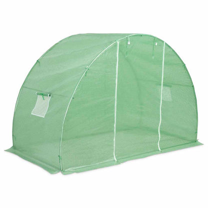 vidaXL Greenhouse | Green | PE mesh fabric, Galvanised Steel | 4.5 square metres 4