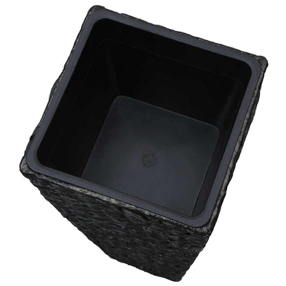 vidaXL Raised Beds 3 pcs Water Hyacinth Black 6