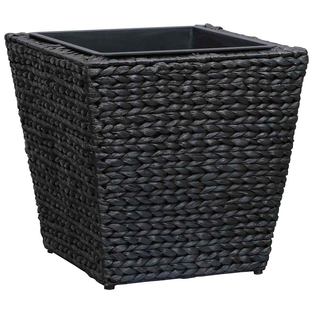 vidaXL Raised Bed | Set of 3 | Black | Water hyacinth, steel frame | Various 5