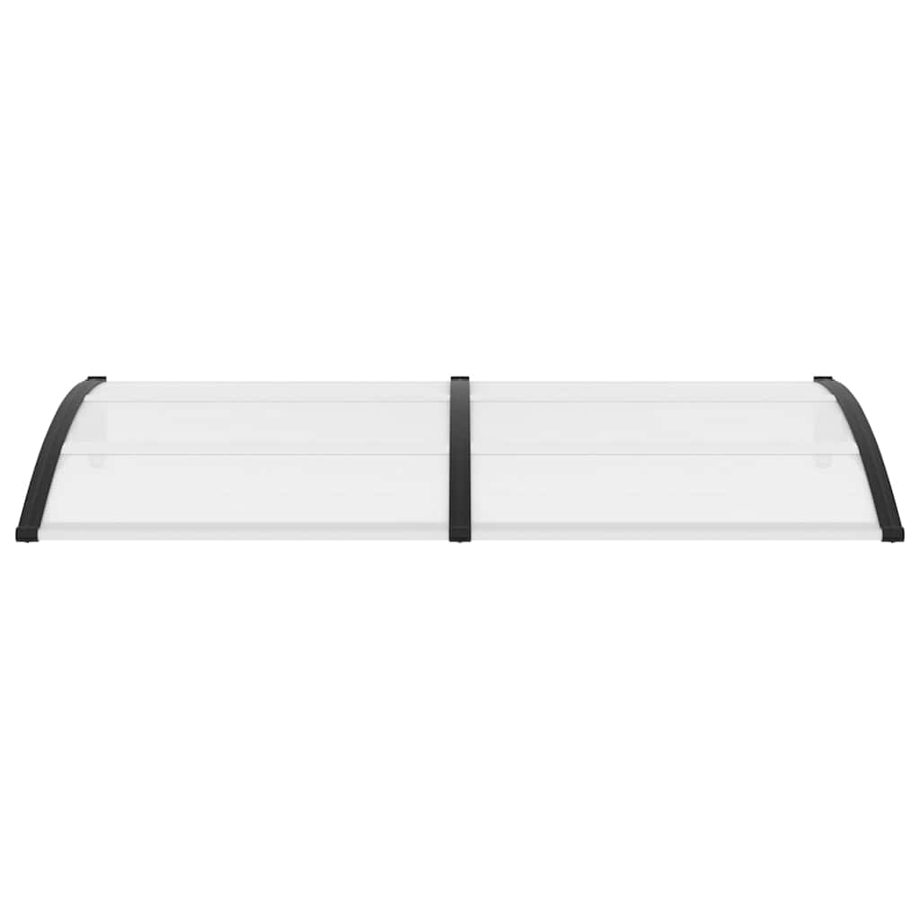 vidaXL Door Canopy Black 200x100 cm PC 4