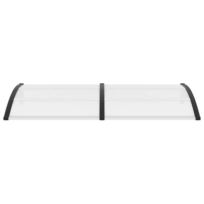 vidaXL Door Canopy Black 200x100 cm PC 4