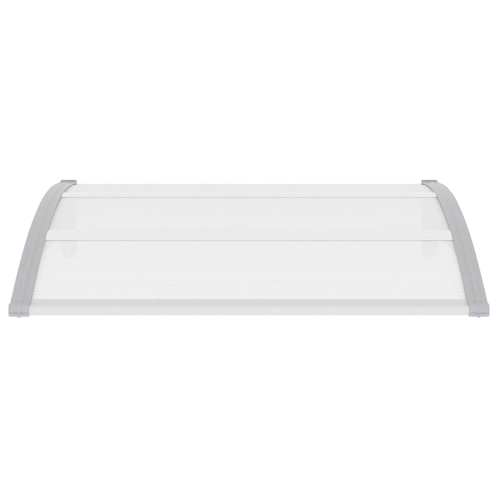 45628 vidaXL Door Canopy Grey 120x100 cm PC 4